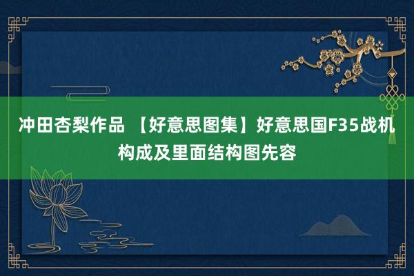 冲田杏梨作品 【好意思图集】好意思国F35战机构成及里面结构图先容