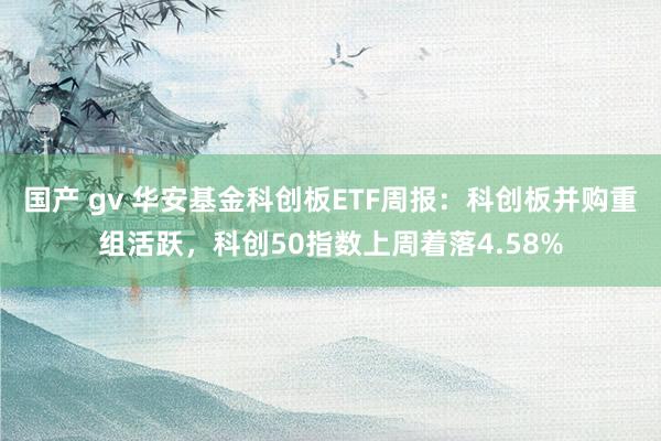 国产 gv 华安基金科创板ETF周报：科创板并购重组活跃，科创50指数上周着落4.58%