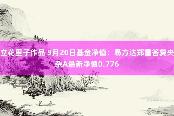 立花里子作品 9月20日基金净值：易方达郑重答复夹杂A最新净值0.776