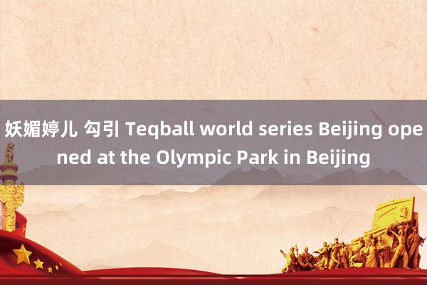 妖媚婷儿 勾引 Teqball world series Beijing opened at the Olympic Park in Beijing