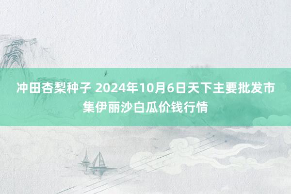 冲田杏梨种子 2024年10月6日天下主要批发市集伊丽沙白瓜价钱行情