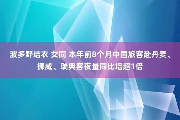 波多野结衣 女同 本年前8个月中国旅客赴丹麦、挪威、瑞典客夜量同比增超1倍