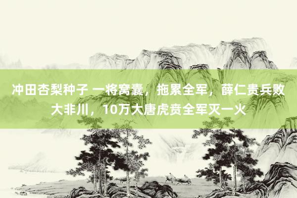 冲田杏梨种子 一将窝囊，拖累全军，薛仁贵兵败大非川，10万大唐虎贲全军灭一火